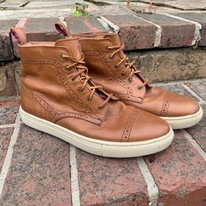 Polo Ralph Lauren Leather Jarrod Cap Toe Boots